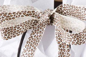leopard ribbon